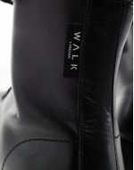 Callum Lace boot in black leather