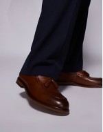 Putney tassel loafer in tan leather