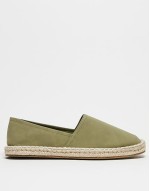 espadrilles in khaki green